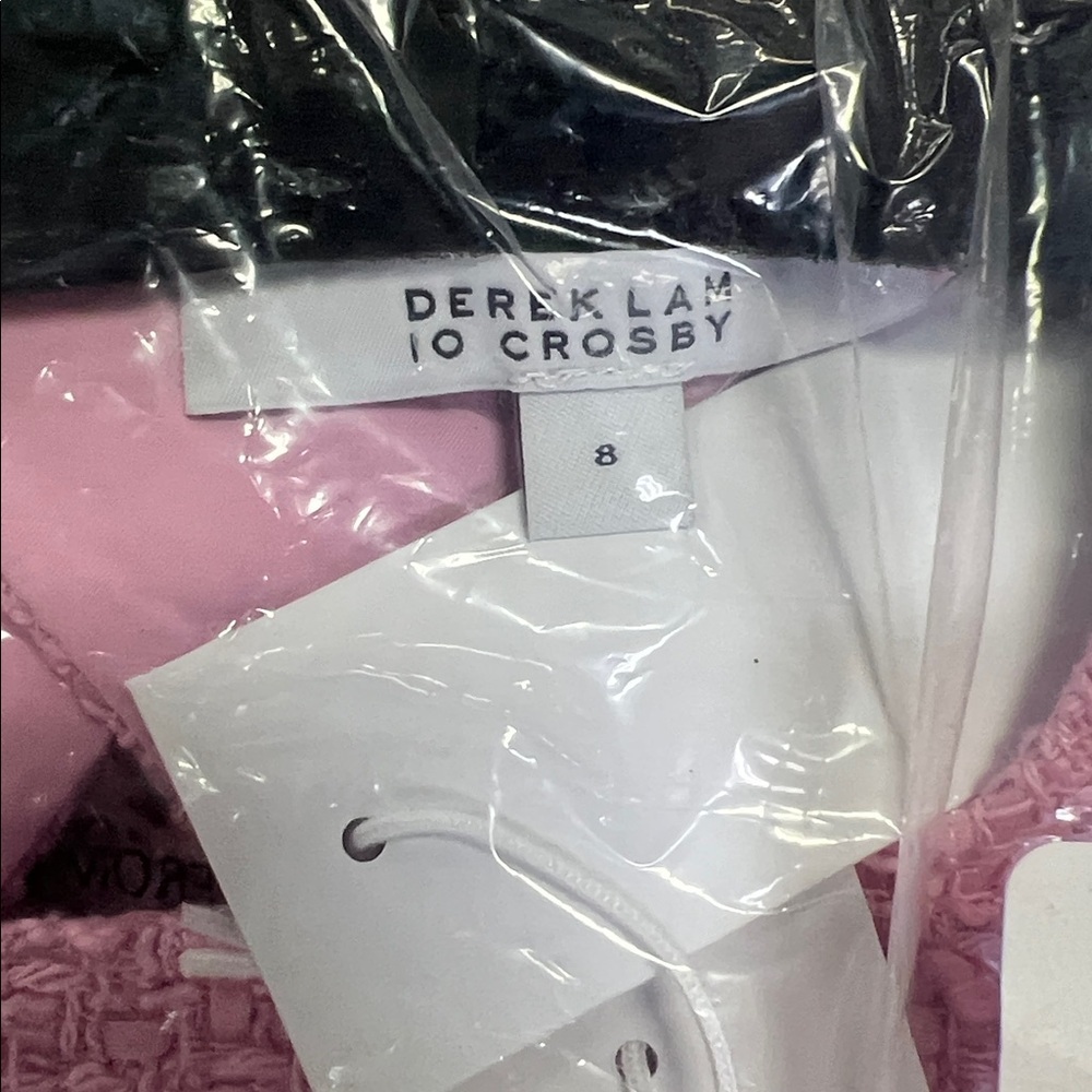 Derek Lam Farah High Neck‎ Dress Blush Pink Size 8 Brand New - Picture 6 of 7